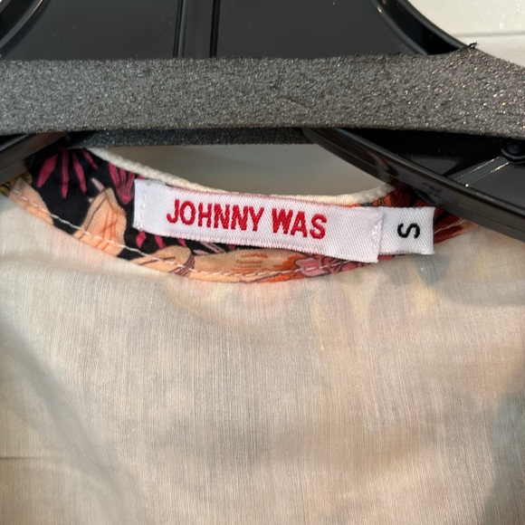 Johnny Was Floral Silk Dress - Picture 3 of 12